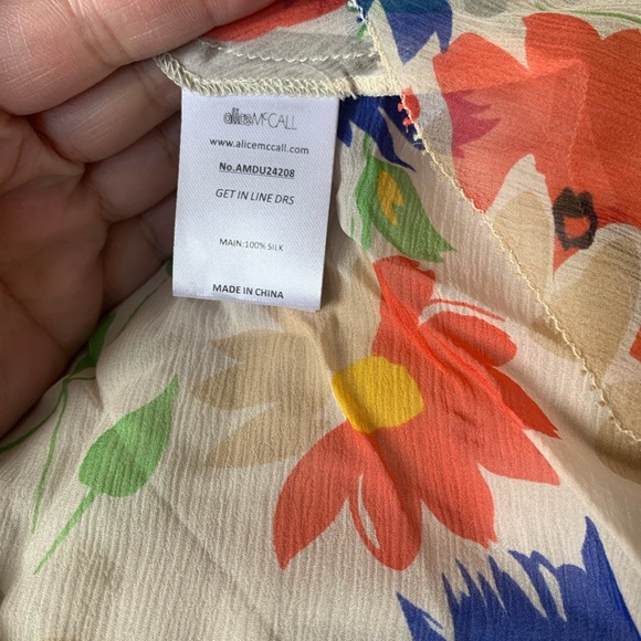 Alex McCall silk Get in line dress multicolor - Picture 7 of 13